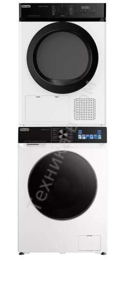 Колонна DeLonghi Стиральная машина BELVEDERO L 1045 VI+Сушильная машина DTD 8105 H VERANO+выдвижная полка