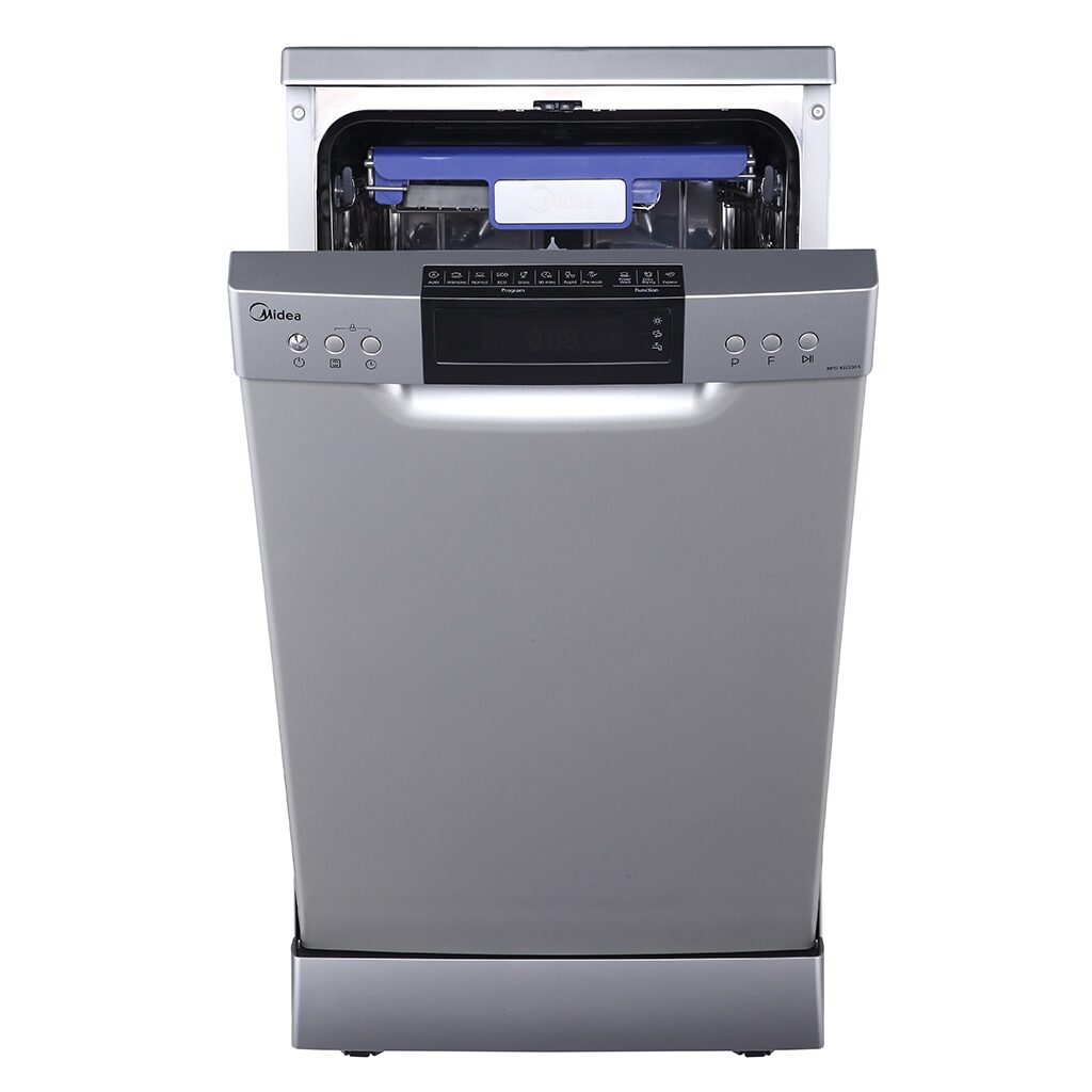 Отдельностоящая узкая посудомоечная машина 45 см MIDEA MFD45S500 S Серебристая